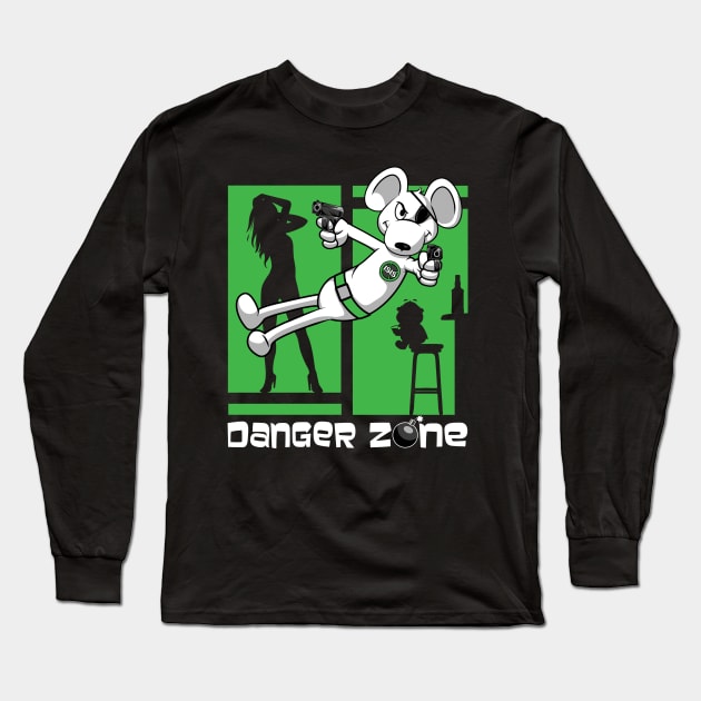 Danger Zone Long Sleeve T-Shirt by SwanStarDesigns